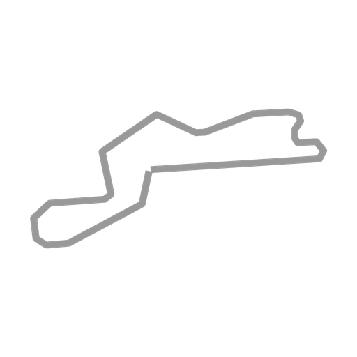 Track map for Korea International Circuit (short)