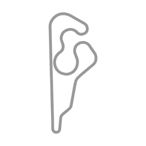 Track map for NCCAR (Road Course)