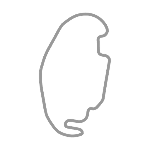 Track map for Nashville Superspeedway
