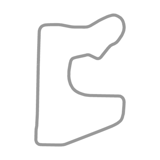 Track map for Blackhawk Farms Raceway, South Beloit, IL