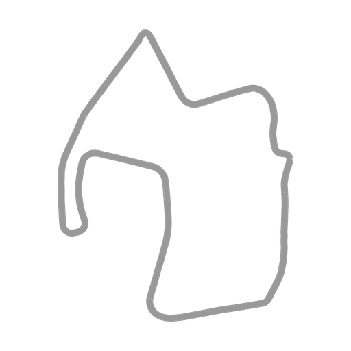 Track map for Laguna Seca