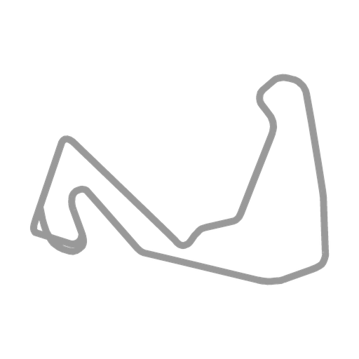 Track map for Carolina Motorsports Park