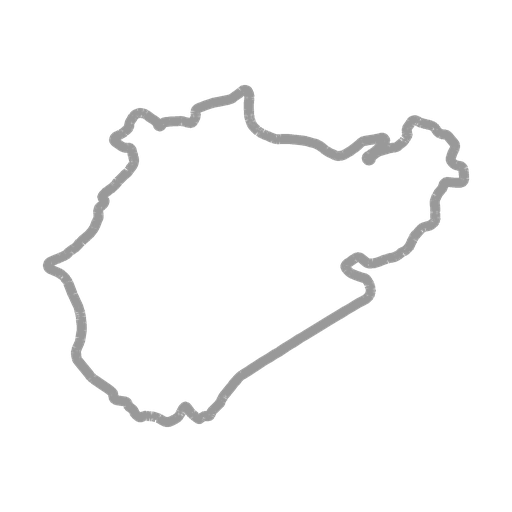 Track map for Nürburgring Nordschleife (RCN)