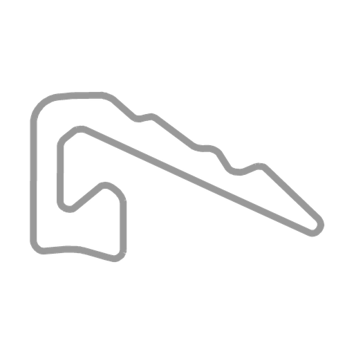 Track map for Attesa Race Track (Counter-clockwise)