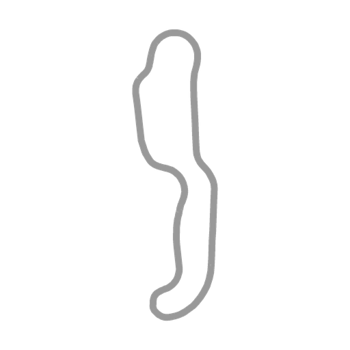 Track map for Talladega Road Course< (Inner)