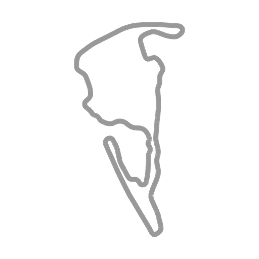 Track map for Virginia International Raceway  (Grand Course)